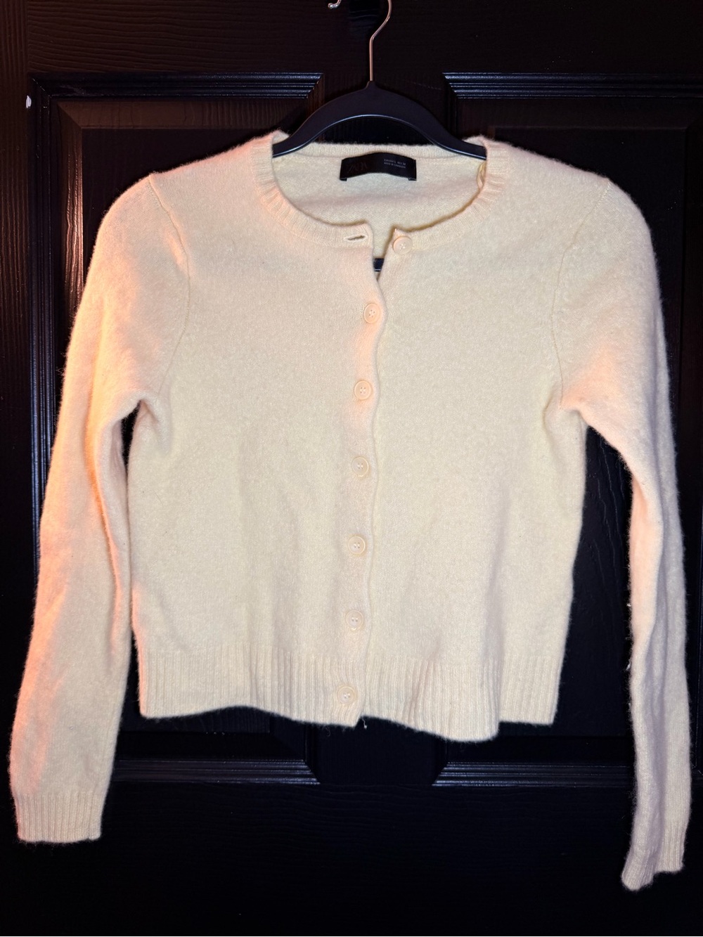 Zara Pastel Yellow Cardigan